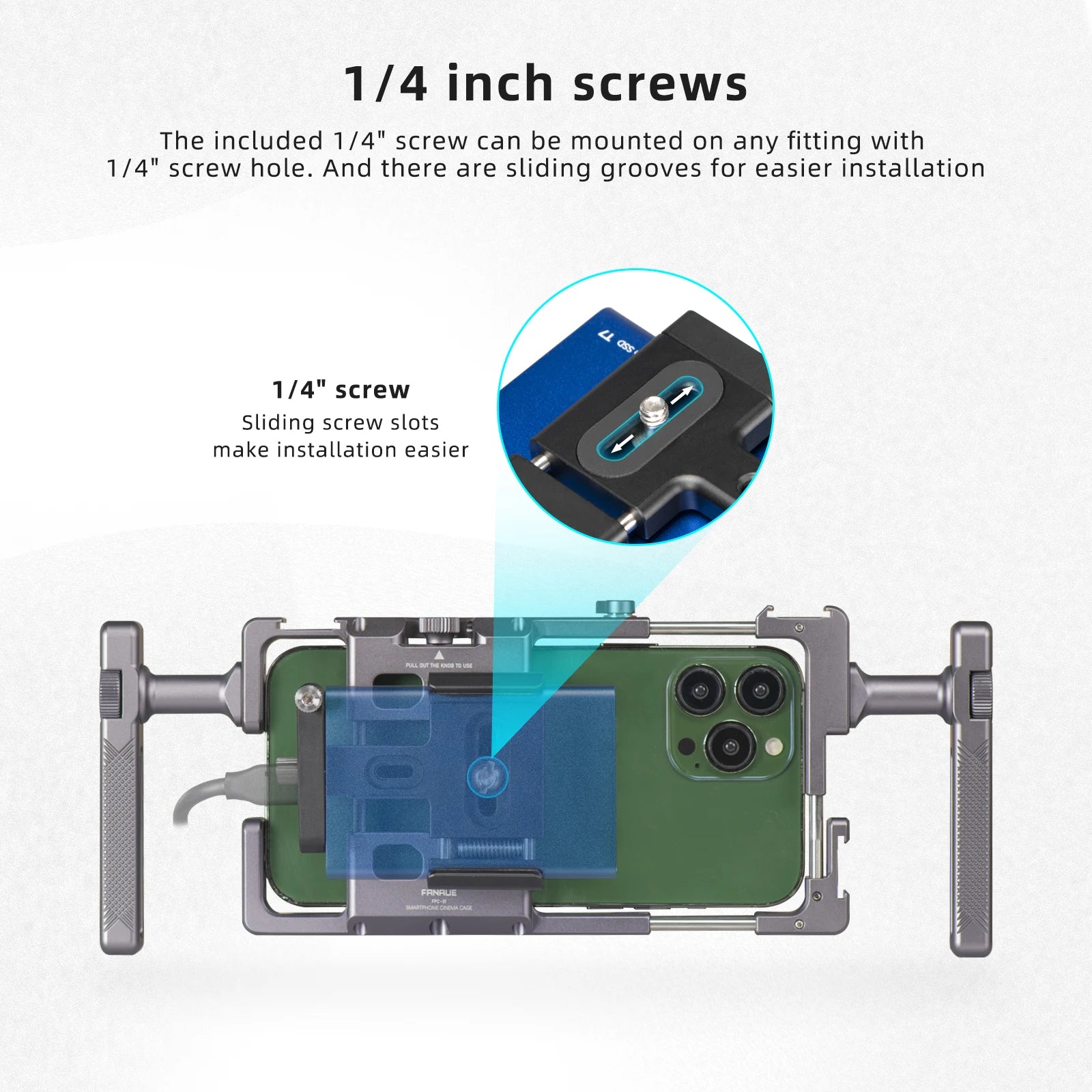 CowLost | product_id-fanaue-adjustable-ssd-holder-clamp-52-70mm-for-sandisk-ssde61-e81-samsung-ssdt7-t9 |3