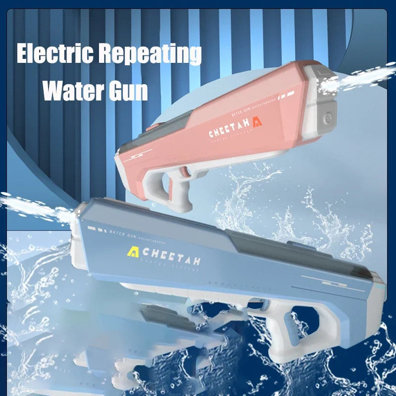 Fully Electric High Pressure Water Gun Toy for Outdoor Pool Games