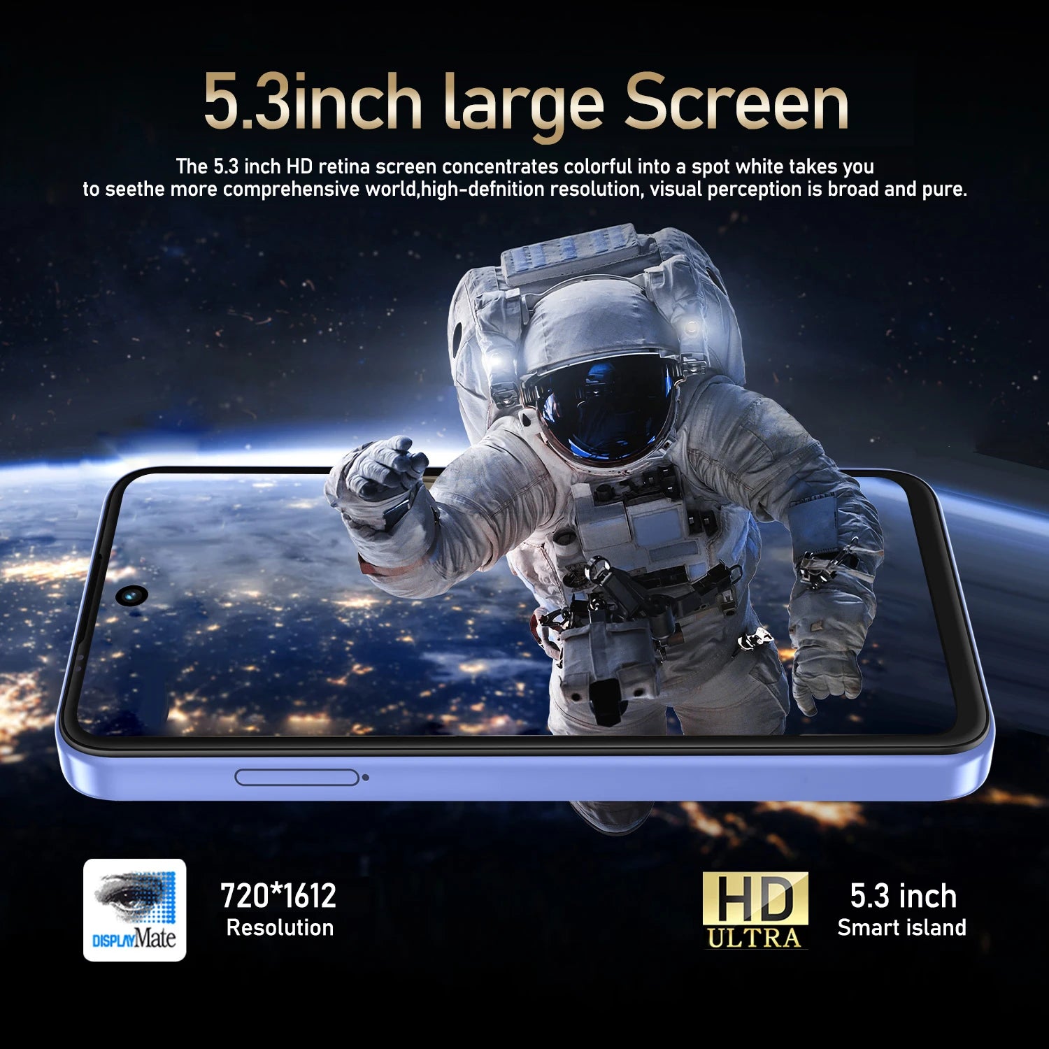 Fuffi S26 Pro Smartphone Android 24MP+48MP 8GB RAM 256GB ROM 5.3 inch Phone 720x1612HD 4100mAh 4G Network Mobile phone