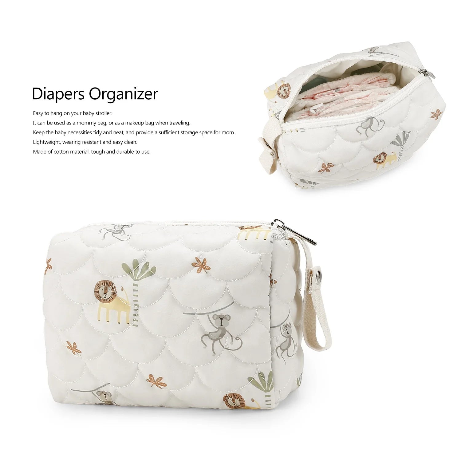 CowLost | baby-diaper-bag-waterproof-nappy-bag-reusable-wet-dry-storage-handbag |12