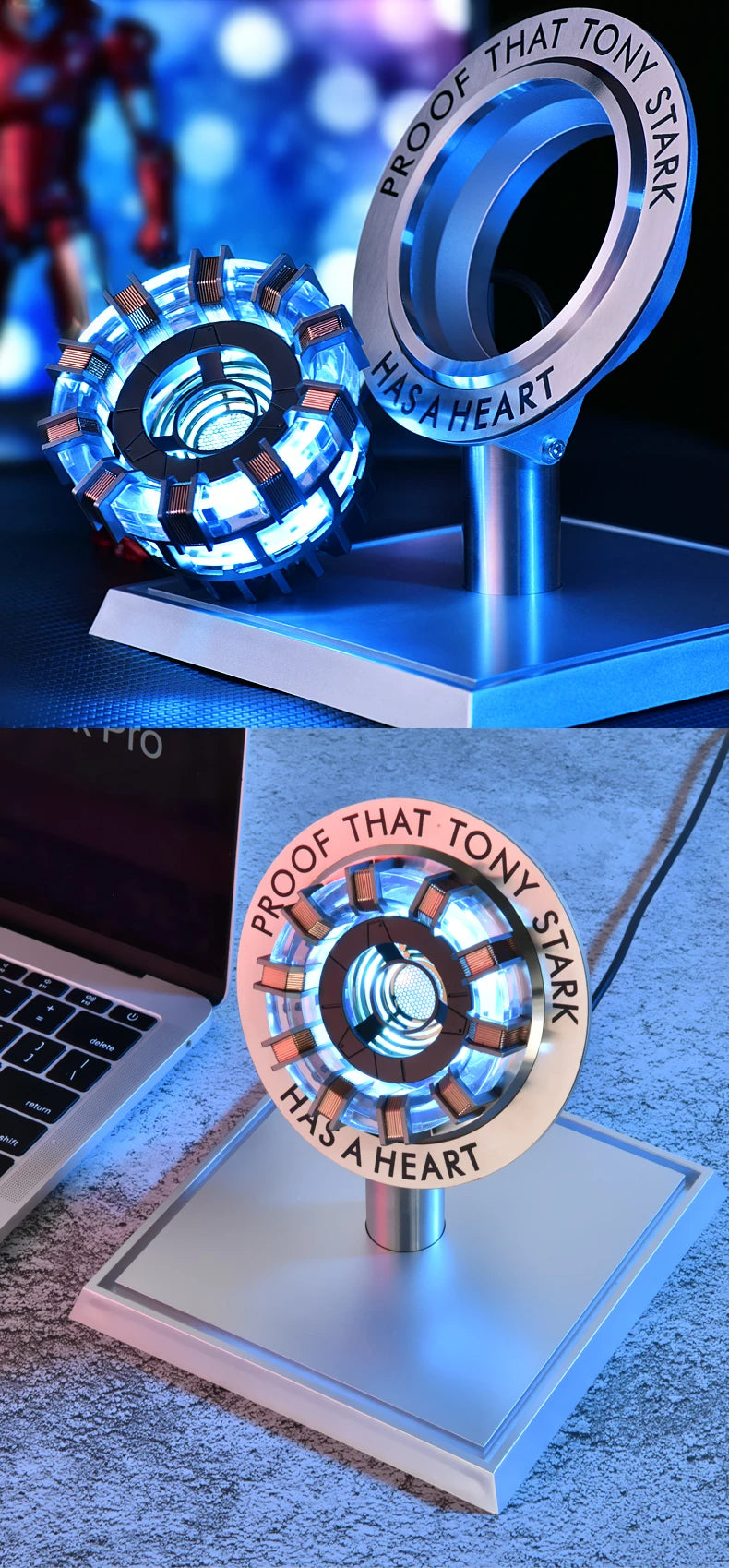 CowLost | product_id-man-mk1-mk2-tony-stark-arc-reactor-led-avengers-chest-lamp-model-toy |7