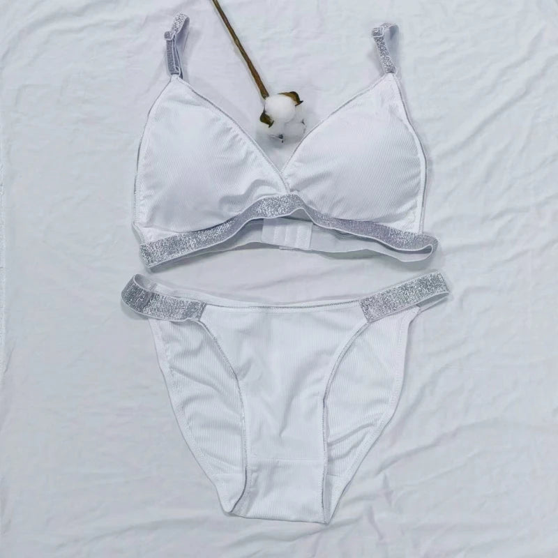 CowLost | product_id-women-s-push-up-padded-non-wire-bra-low-waist-briefs-set-solid-color |10