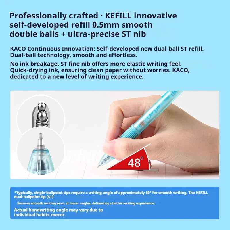CowLost | product_id-kaco-k1-0-5mm-retractable-gel-pen-black-ink-quick-drying-smooth-writing |5