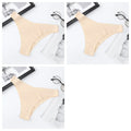 CowLost | product_id-3pcs-women-ice-silk-seamless-low-rise-v-waist-quick-dry-briefs-s-l |32