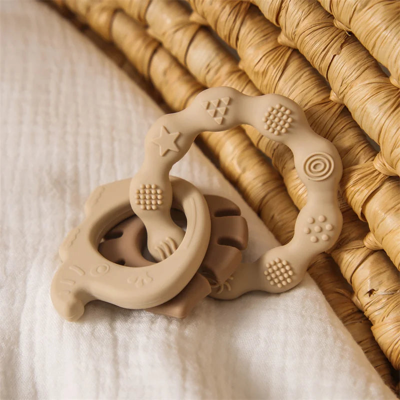 CowLost | baby-transport-accessories-silicone-animal-baby-teether-bracelet-0-12-months-anxiety-toy |15