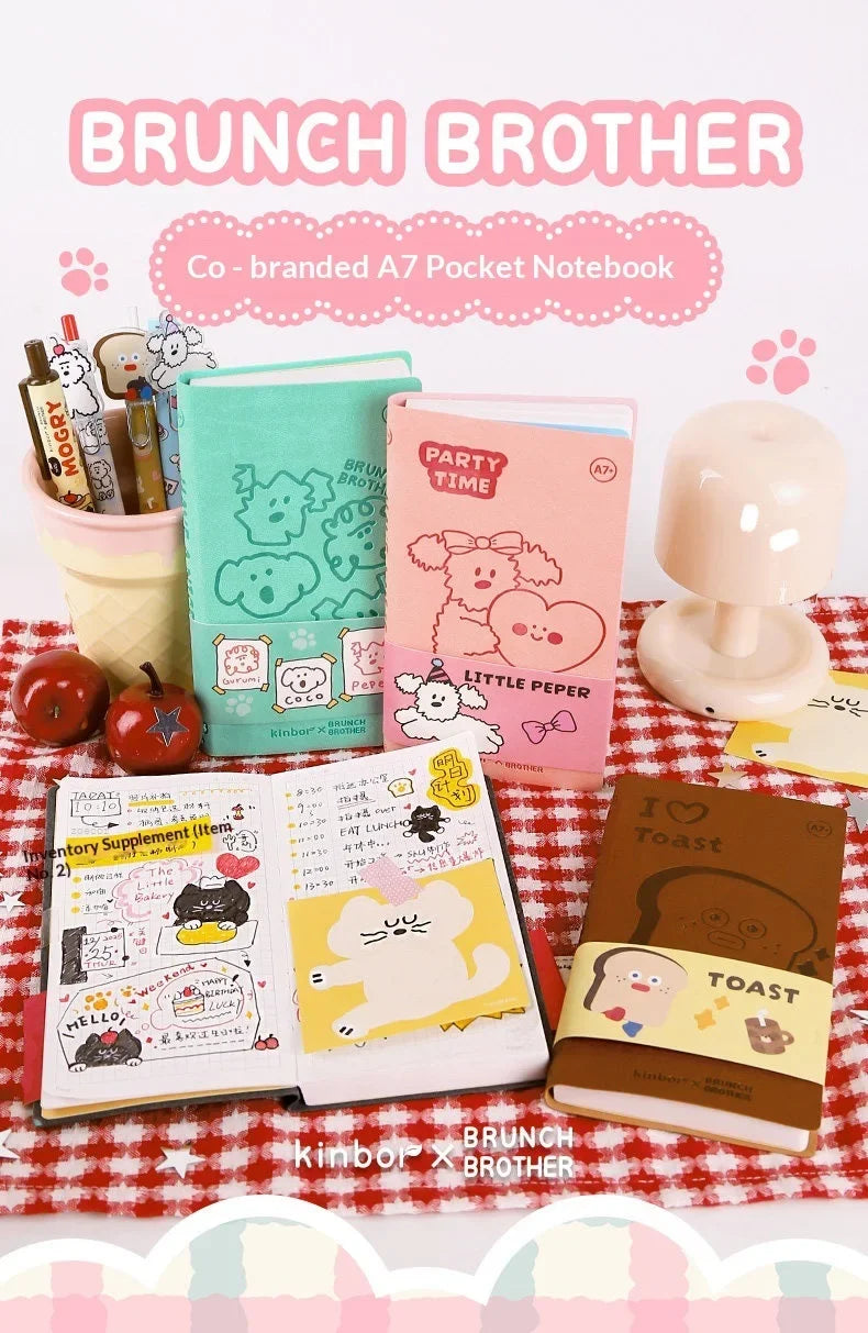 CowLost | product_id-kinbor-bb-series-a7-hand-account-book-lined-mini-notebook-for-journaling-school-supplies |7