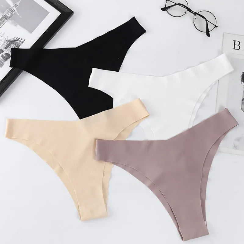CowLost | product_id-ollymurscn-womens-seamless-low-rise-ice-silk-quick-dry-briefs |8