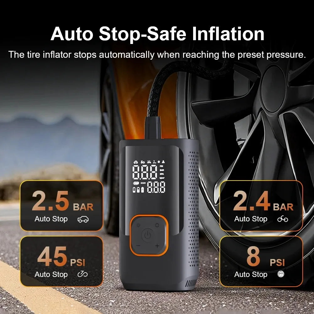 CowLost | product_id-yiju-portable-wireless-air-compressor-pump-for-car-motorcycle-bicycle-ball-inflation |7