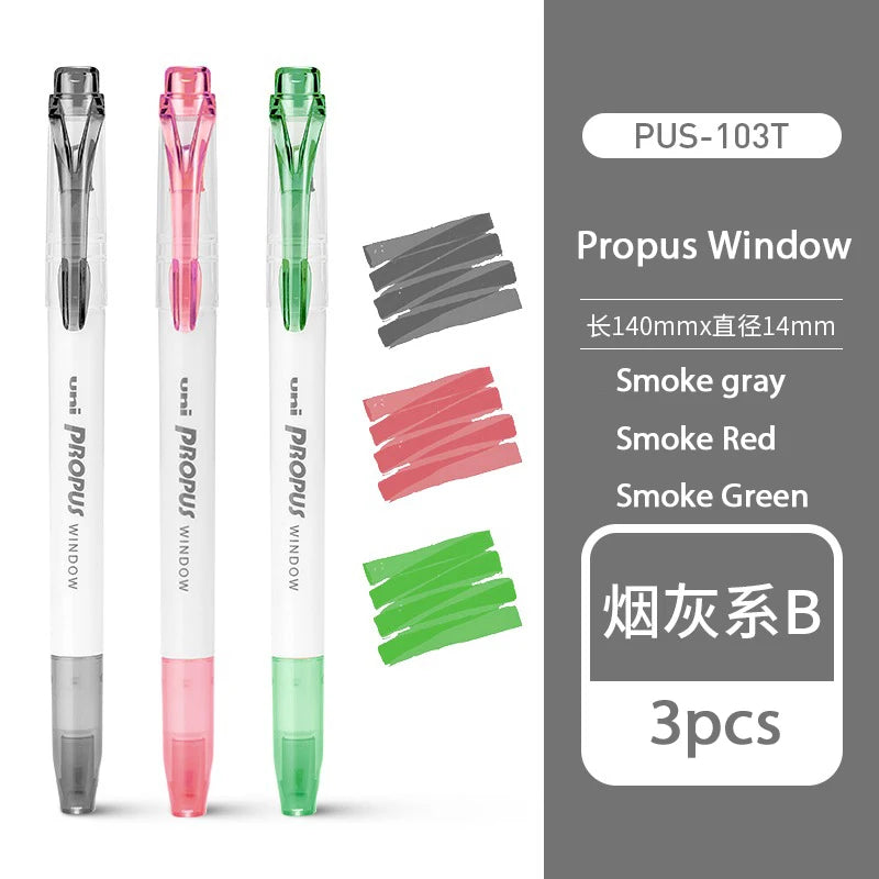 CowLost | product_id-japanese-uni-propus-window-highlighter-pen-103t-102t-double-head-no-smudging-art-marker |18