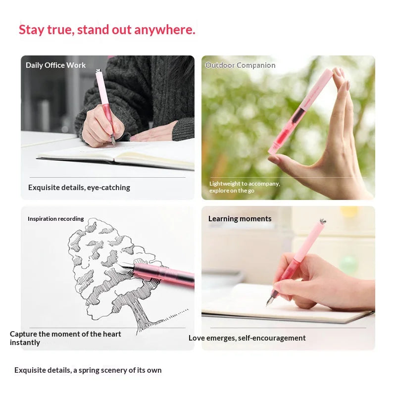 CowLost | product_id-kaco-heartfelt-ef-calligraphy-fountain-pen-with-replaceable-ink-smooth-writing-for-students-writers |6