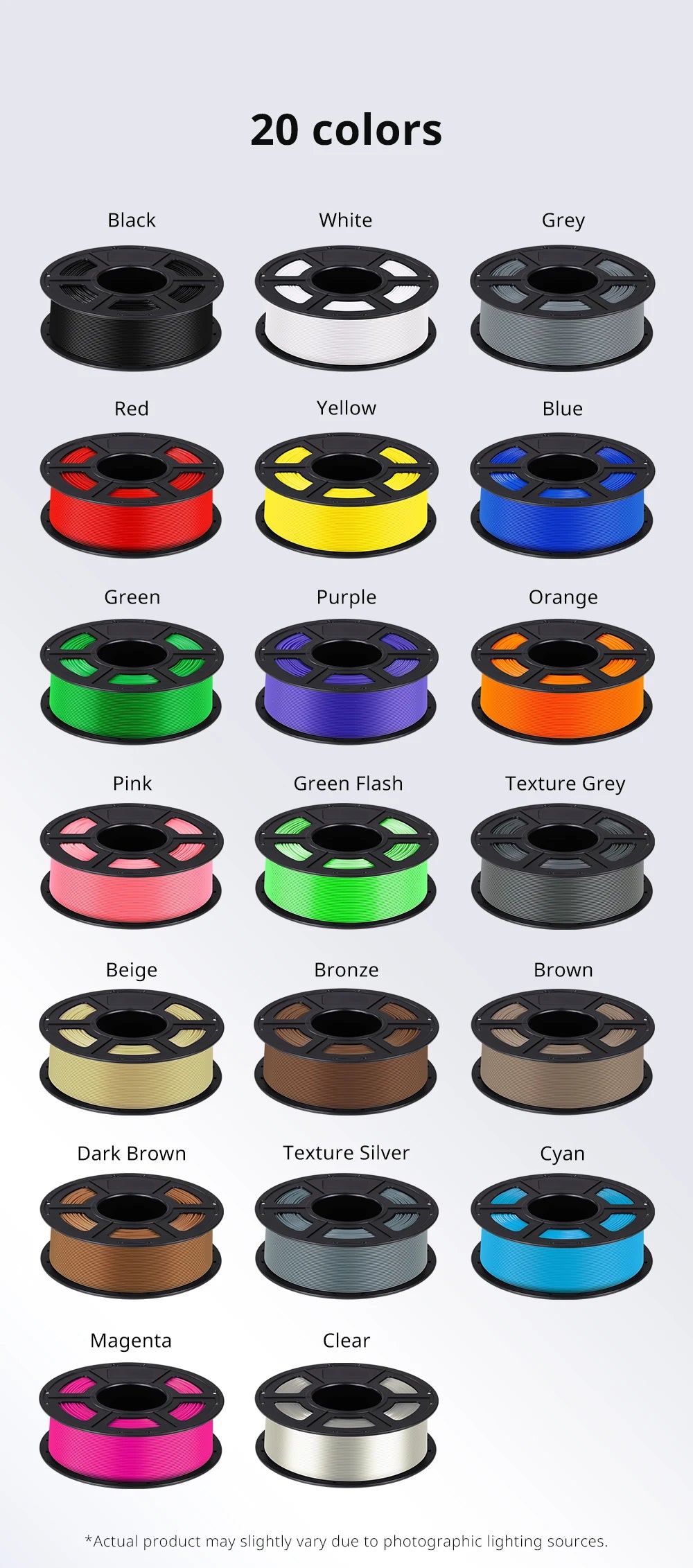 CowLost | anycubic-pla-filament-1-75mm-fdm-3d-printer-plastic-consumables-material-for-kobra-3-toy-diy-printing-filament |18