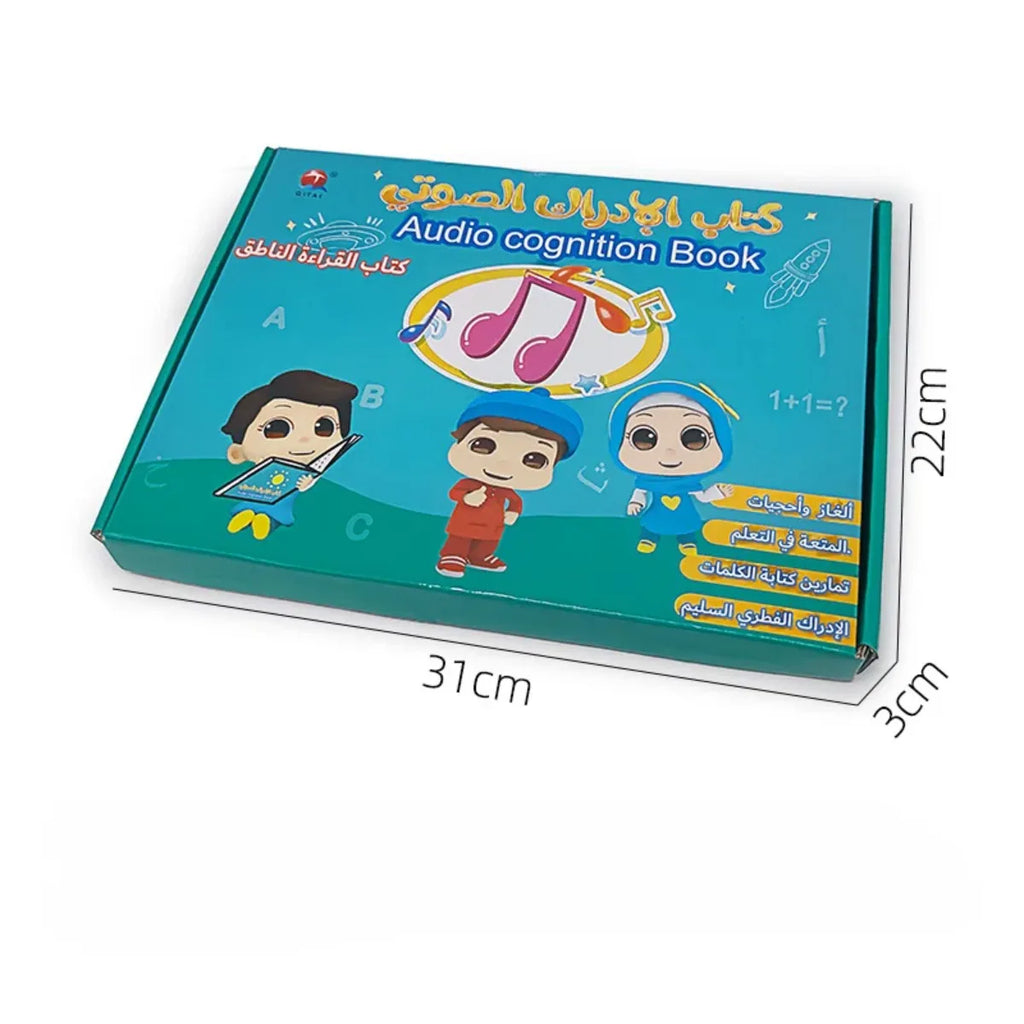 Arabic English Point Reading Puzzle Audio Book Early Education Montessori Toy