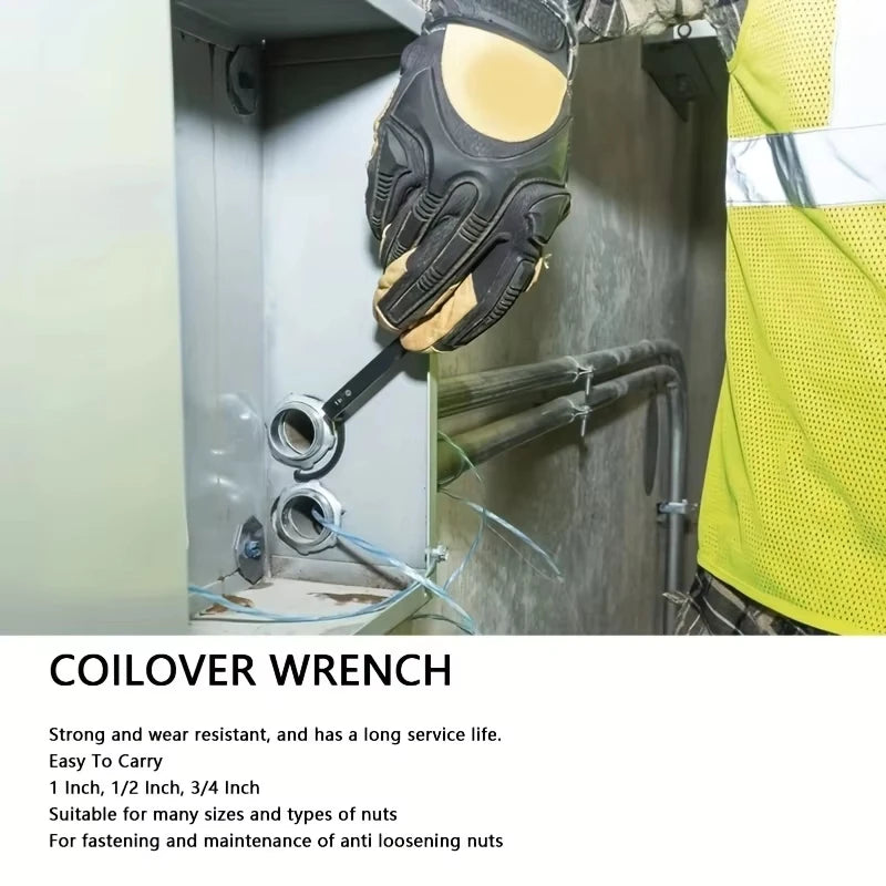 CowLost | 3pcs-conduit-lockout-wrench-set-1-2-3-4-and-1-multipurpose-sink-plumber-spanner-for-pipe-maintenance-mechanical-operation |3