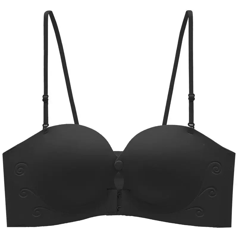 CowLost | product_id-front-buckle-strapless-non-slip-invisible-bra-for-small-breasts-gathered-seamless |9