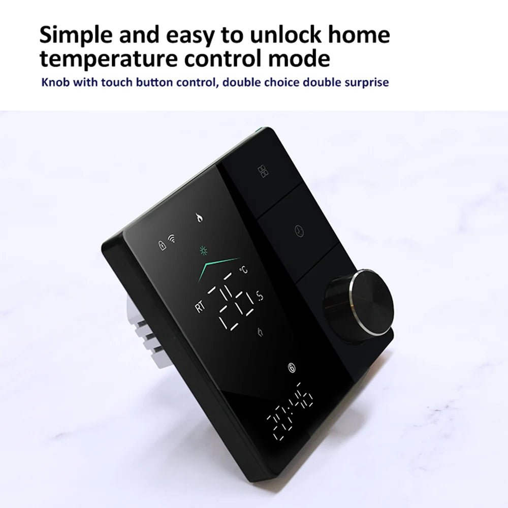 Tuya WiFi BHT-18 Matter Smart Electric Heating Thermostat with Week Programming and AI Control