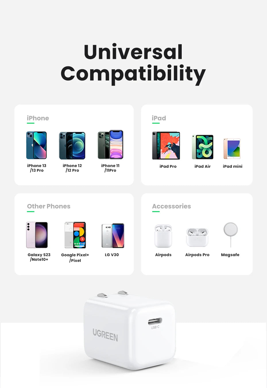 CowLost | ugreen-usb-type-c-charger-20w-pd-fast-charger |11
