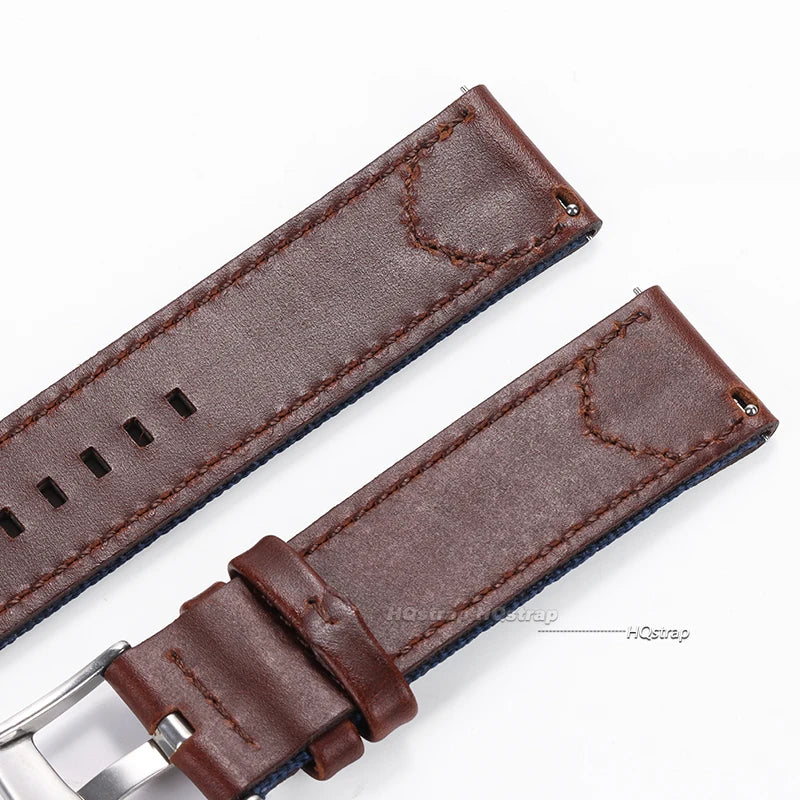 CowLost | product_id-hqstrap-quick-release-waterproof-nylon-leather-watch-strap-20mm-22mm-for-huawei-unisex-sport-wristband |5
