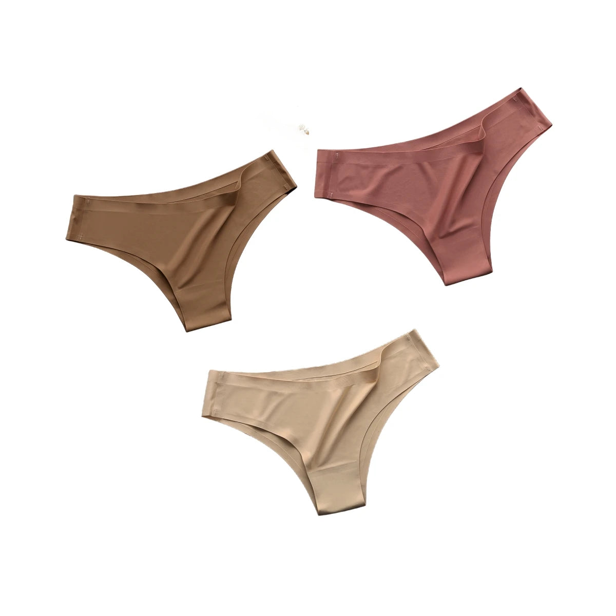 CowLost | product_id-3pcs-women-s-seamless-low-rise-ultra-thin-ice-silk-briefs-solid-color |21