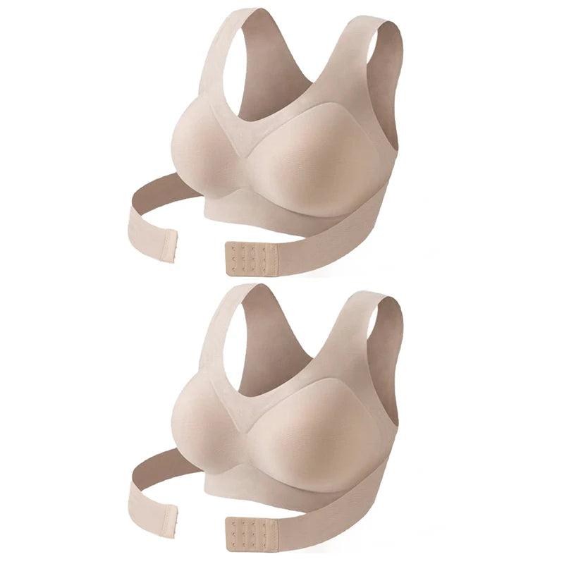 CowLost | product_id-fallsweet-womens-seamless-wireless-push-up-bra-with-cross-back-posture-support-1-2-pcs |6