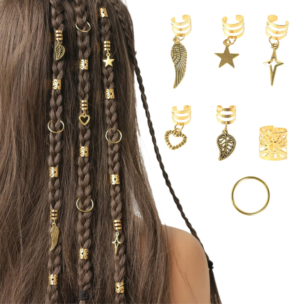 CowLost | 45pcs-alloy-braid-hair-ring-dreadlock |10