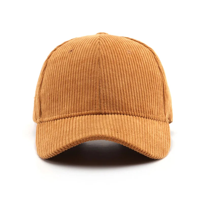 CowLost | corduroy-baseball-cap-for-women-men-new-cotton-solid-color-sunhat |3