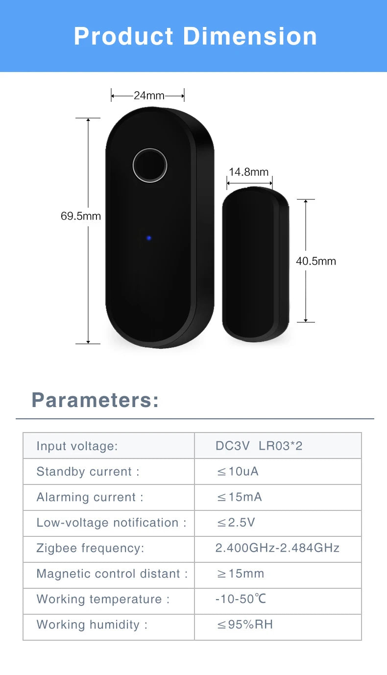 CowLost | zigbee-door-window-sensor-tuya-smart-life-app-remote-control-home-security-detector-anti-theft-alarm |14