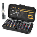 ORIA 34-in-1 Magnetic Ratchet Screwdriver Set with Detachable Handle for DIY Repair