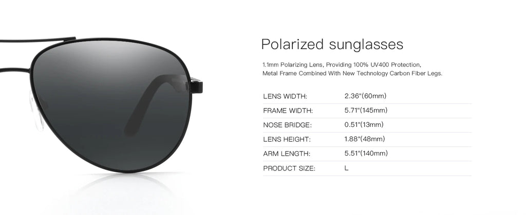 CowLost | zenottic-hot-sale-carbon-fiber-polarized-sunglasses-pilot-shade-for-men |18