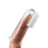 1/3 Pcs Soft Pet Finger Dog Toothbrush