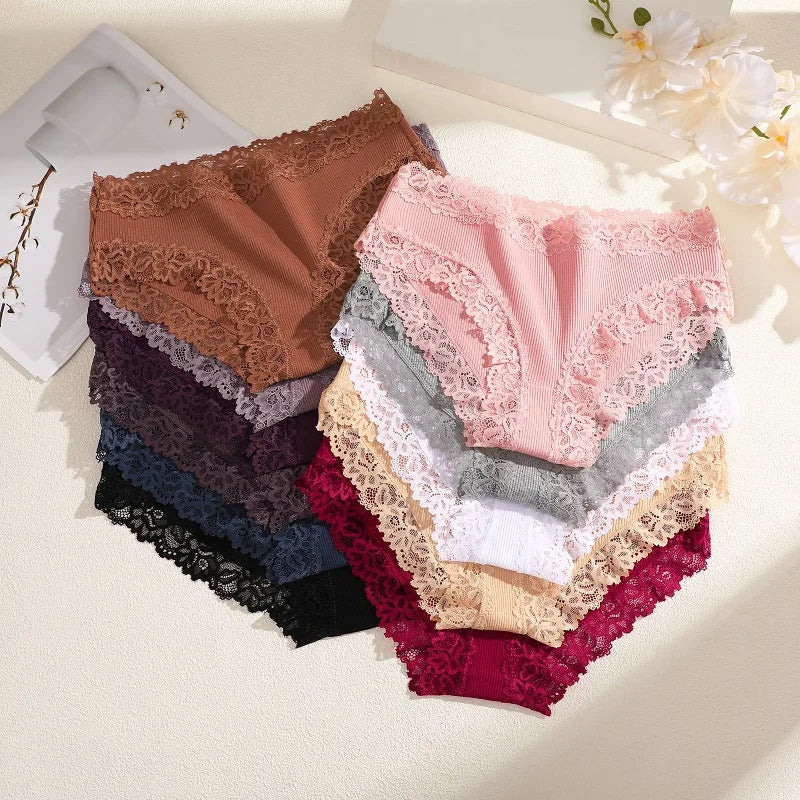 CowLost | activewear-pants-3pcs-women-cotton-seamless-low-waist-panties-set |8