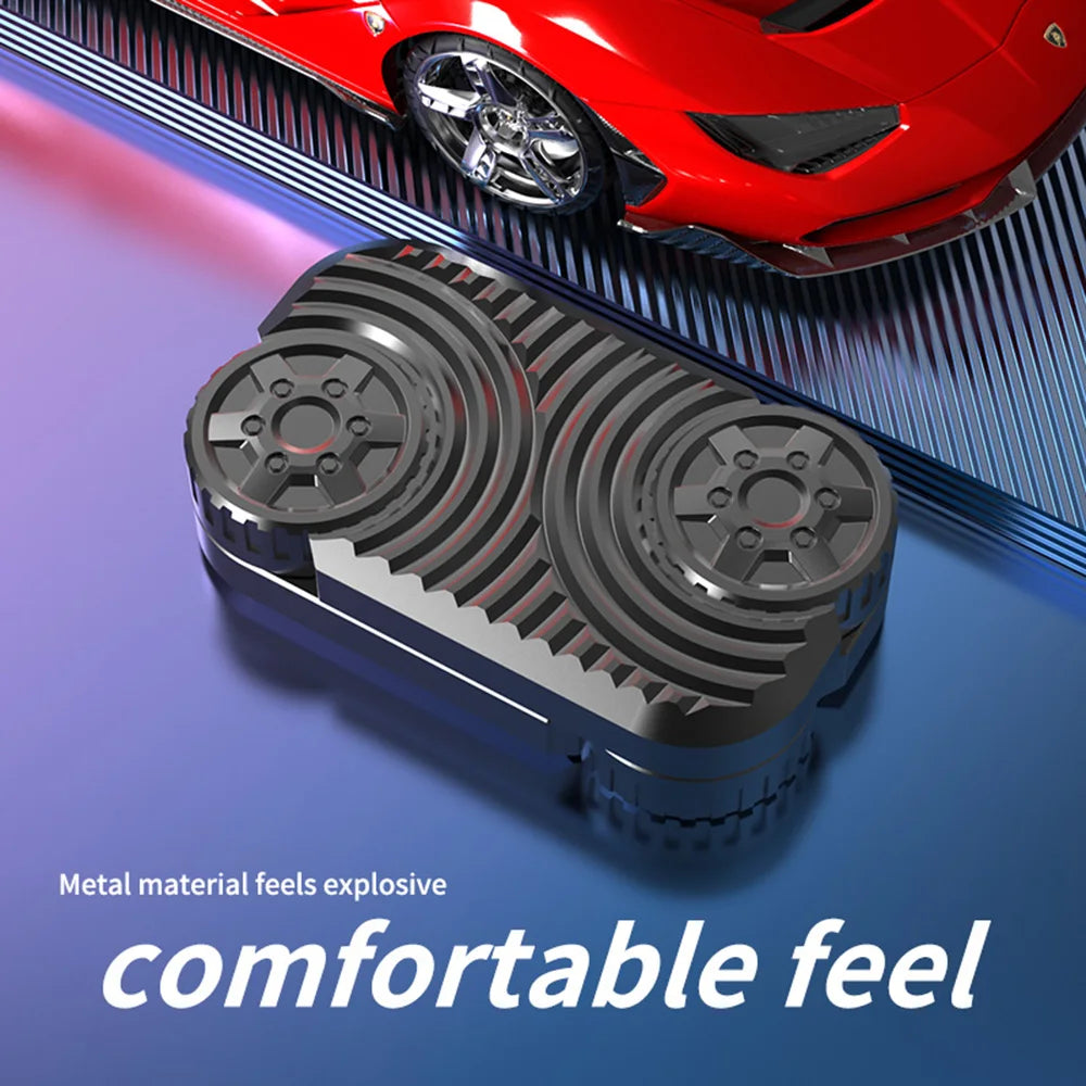 CowLost | wheel-edc-push-slider-metal-finger-gyro-desk-fidget-toys-adhd-anxiety-relief-decompression-games-for-adults-stress-relief-gifts |2