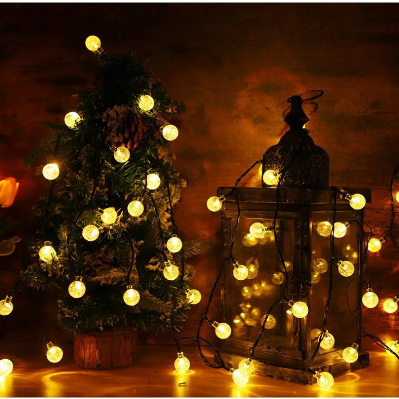 CowLost | product_id-solar-crystal-globe-100-led-solar-string-lights-for-outdoor-garden-party-decor |13
