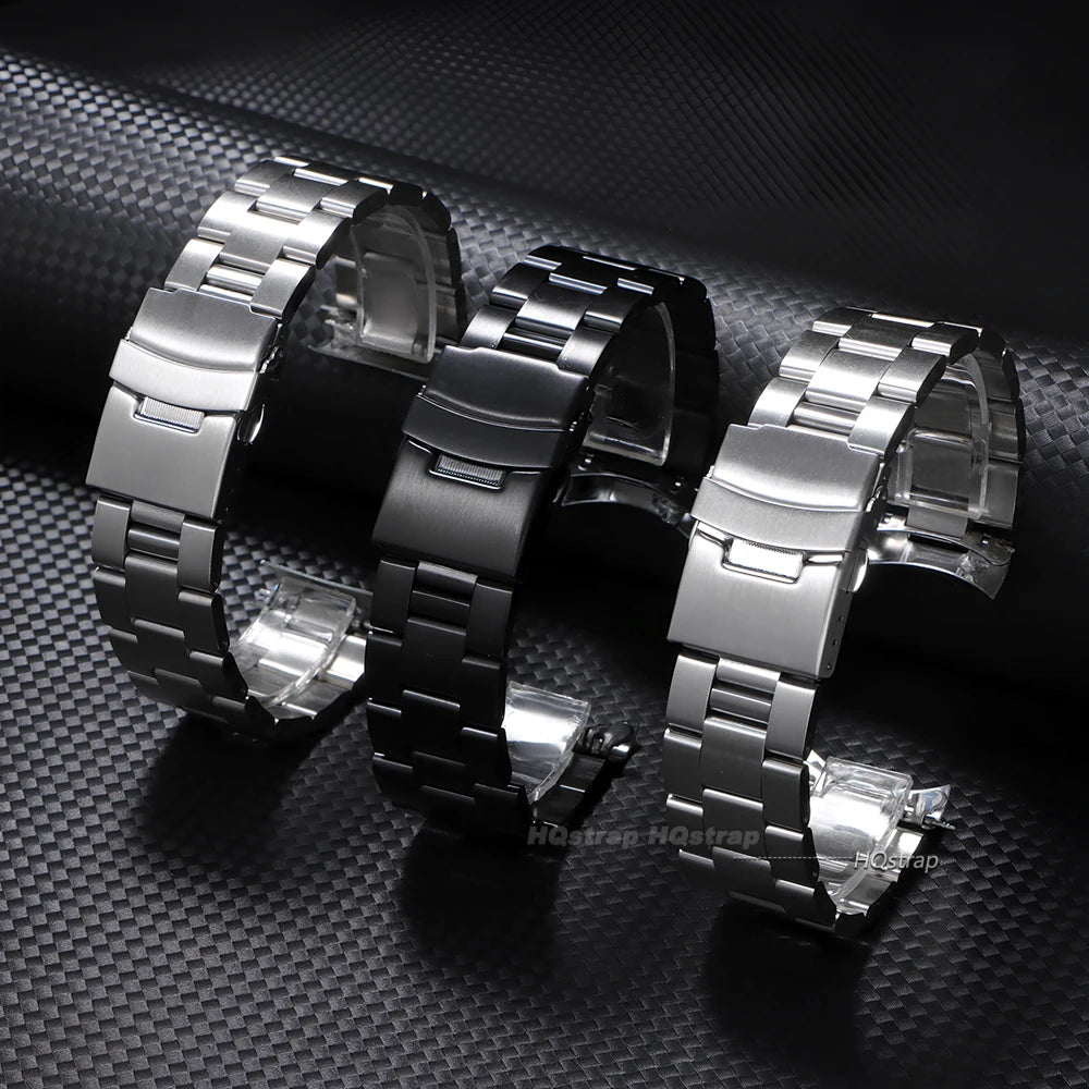 CowLost | watch-bands-product_id-stainless-steel-curved-end-band-18mm-22mm-replacement-strap-for-seiko-skx007-skx009-oyster-watch |2