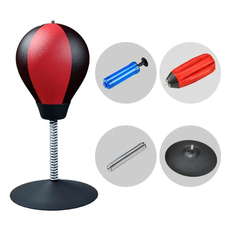 CowLost | activewear-pants-pu-desktop-boxing-ball-for-stress-relief-and-speed-reflex-training |5