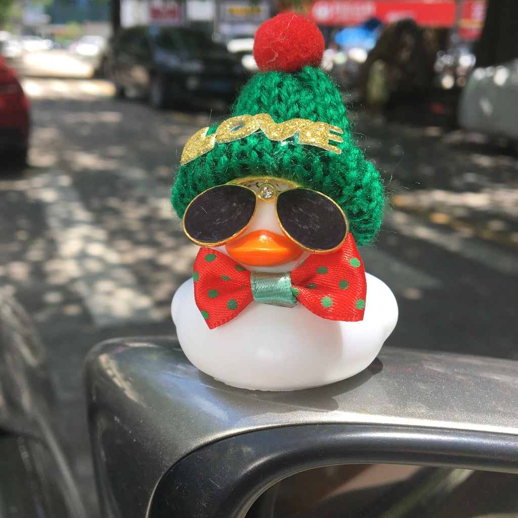 CowLost | product_id-1-set-rubber-duck-graduation-car-rearview-mirror-decoration |5