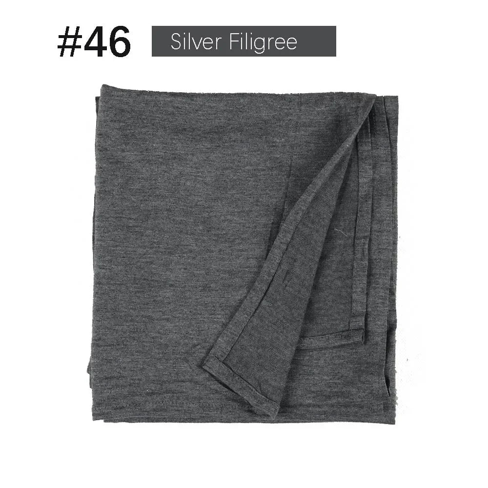 CowLost | muslim-women-stretchy-jersey-hijab-plain-cotton |9