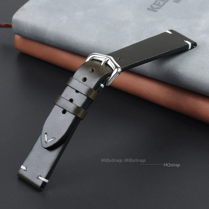 CowLost | product_id-genuine-cowhide-leather-watch-strap-18-24mm-oil-wax-discoloration-retro-wristband |20