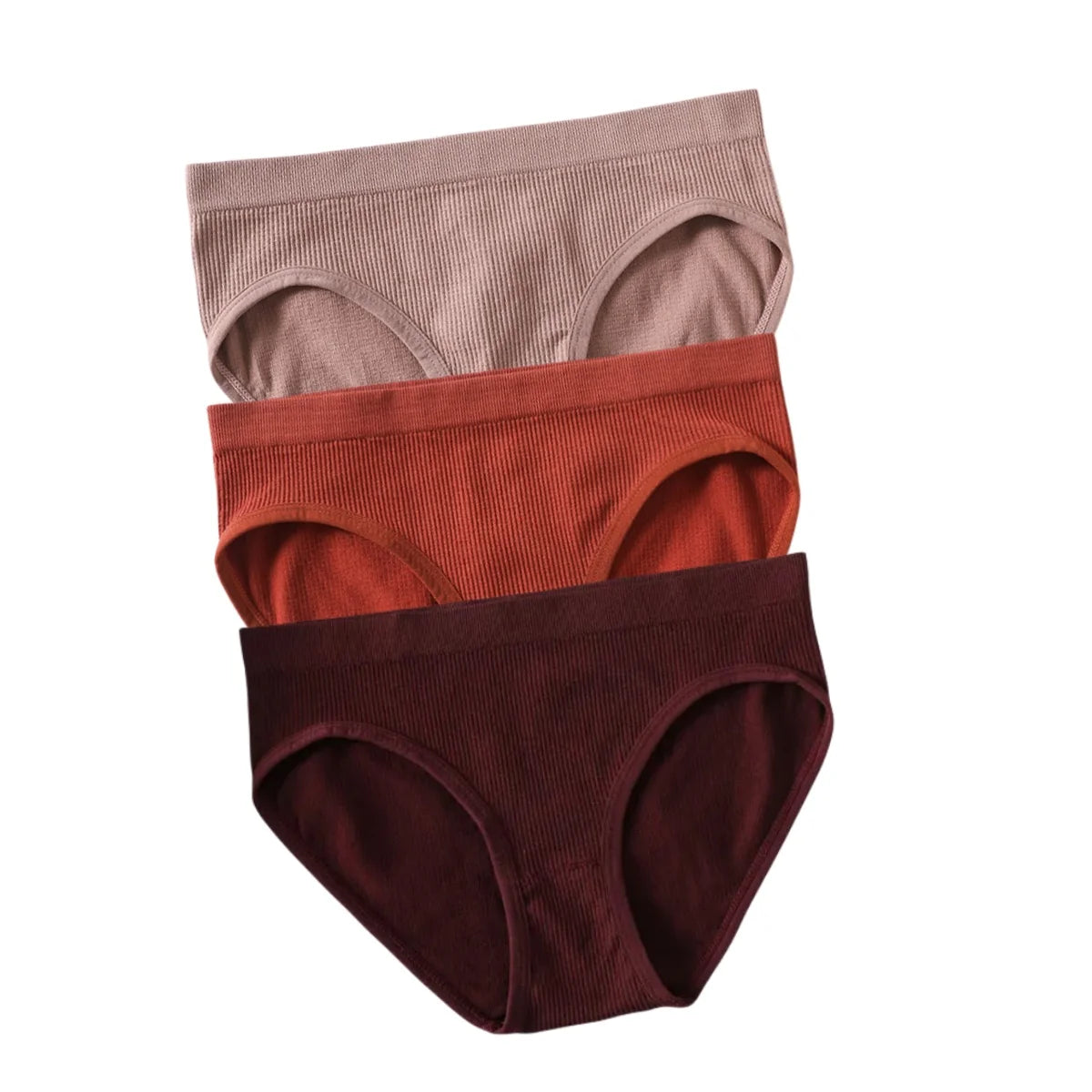 CowLost | product_id-3pcs-womens-seamless-low-rise-full-coverage-briefs |14