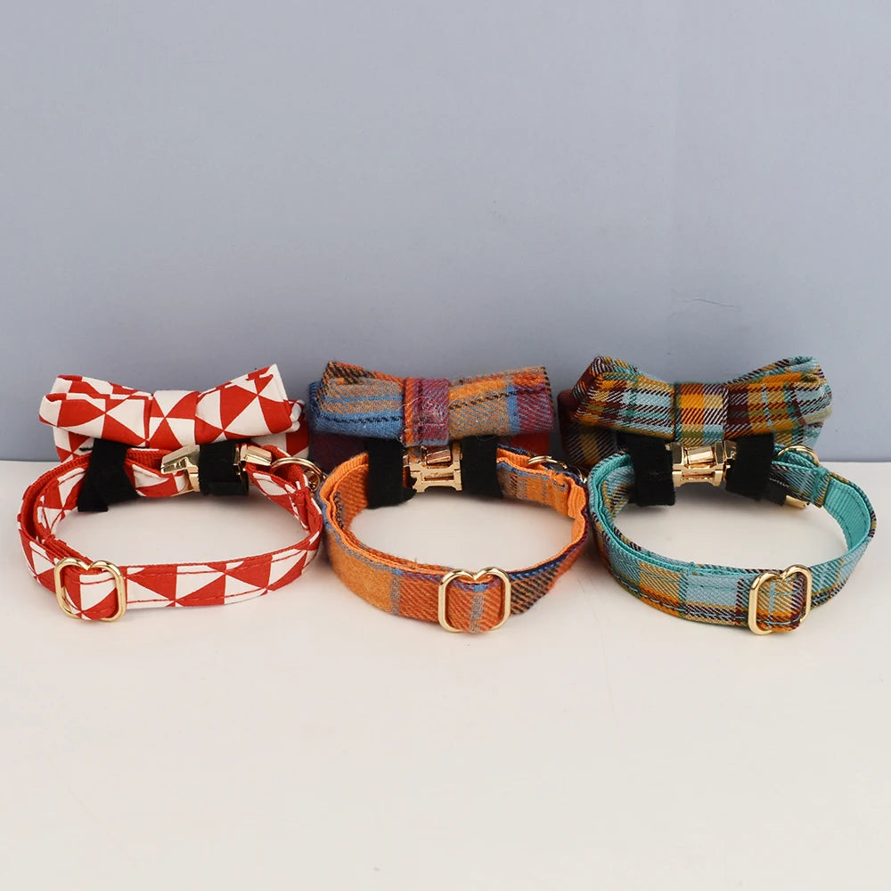 CowLost | cat-furniture-adjustable-cat-collar-with-bowknot-and-bell |6