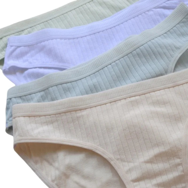 CowLost | product_id-3pcs-women-s-cotton-breathable-solid-color-brief-panties-m-xl-sexy-lingerie |4