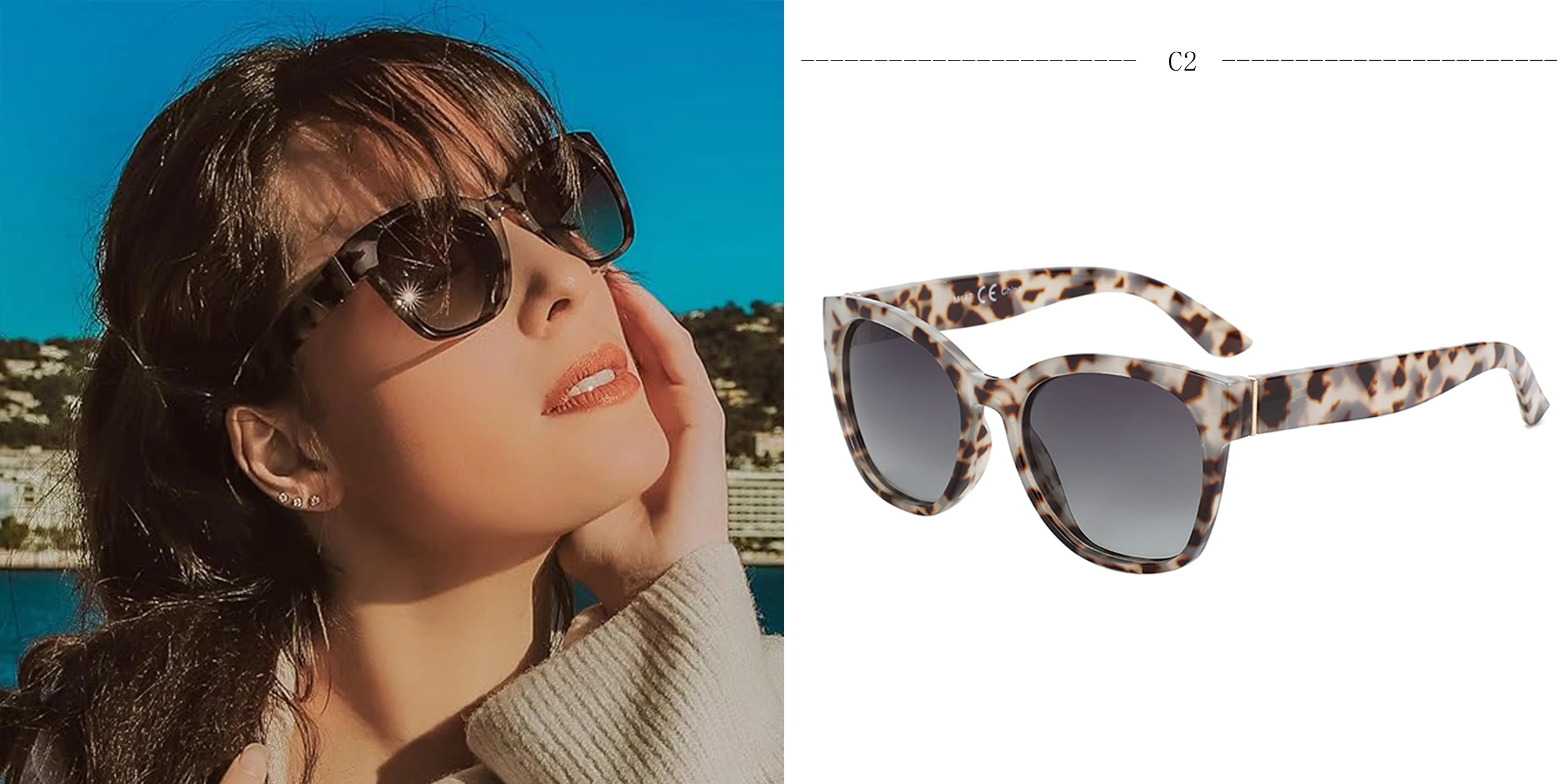 CowLost | zenottic-fashion-original-thick-butterfly-frame-polarized-sunglasses |8