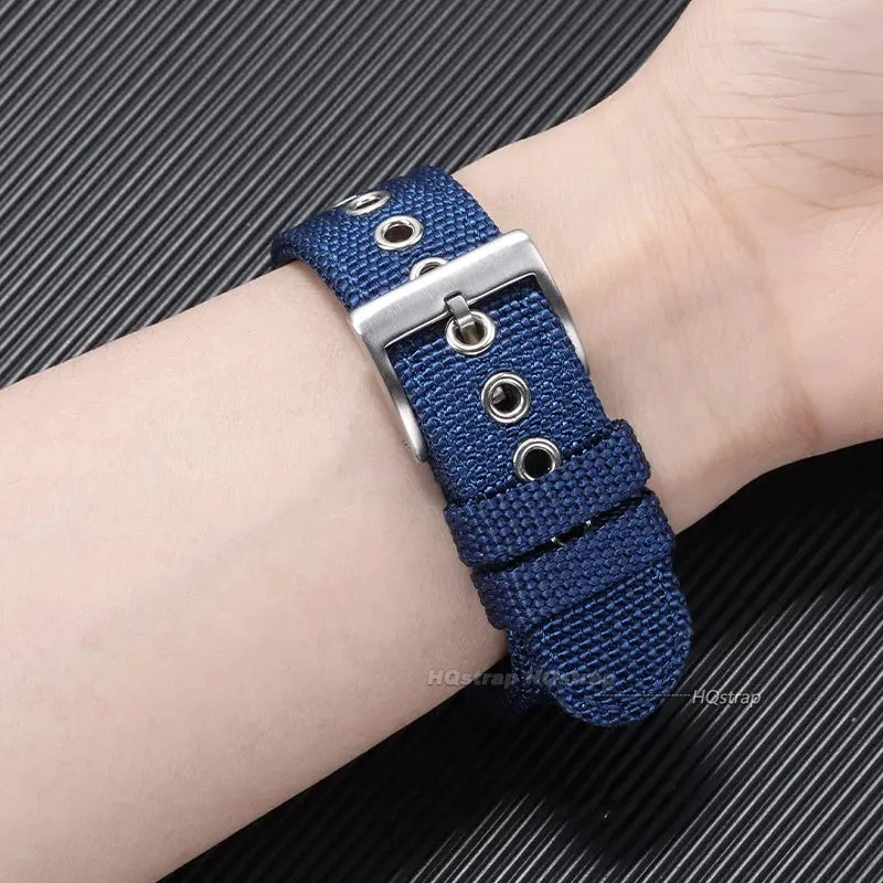 CowLost | product_id-colorful-nylon-quick-release-watch-strap-with-stainless-steel-buckle-18mm-20mm-22mm-universal-unisex |5