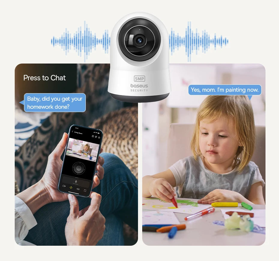 CowLost | baseus-5mp-3k-wifi-ip-camera-2-4g-5g-wireless-indoor-security-protection |18