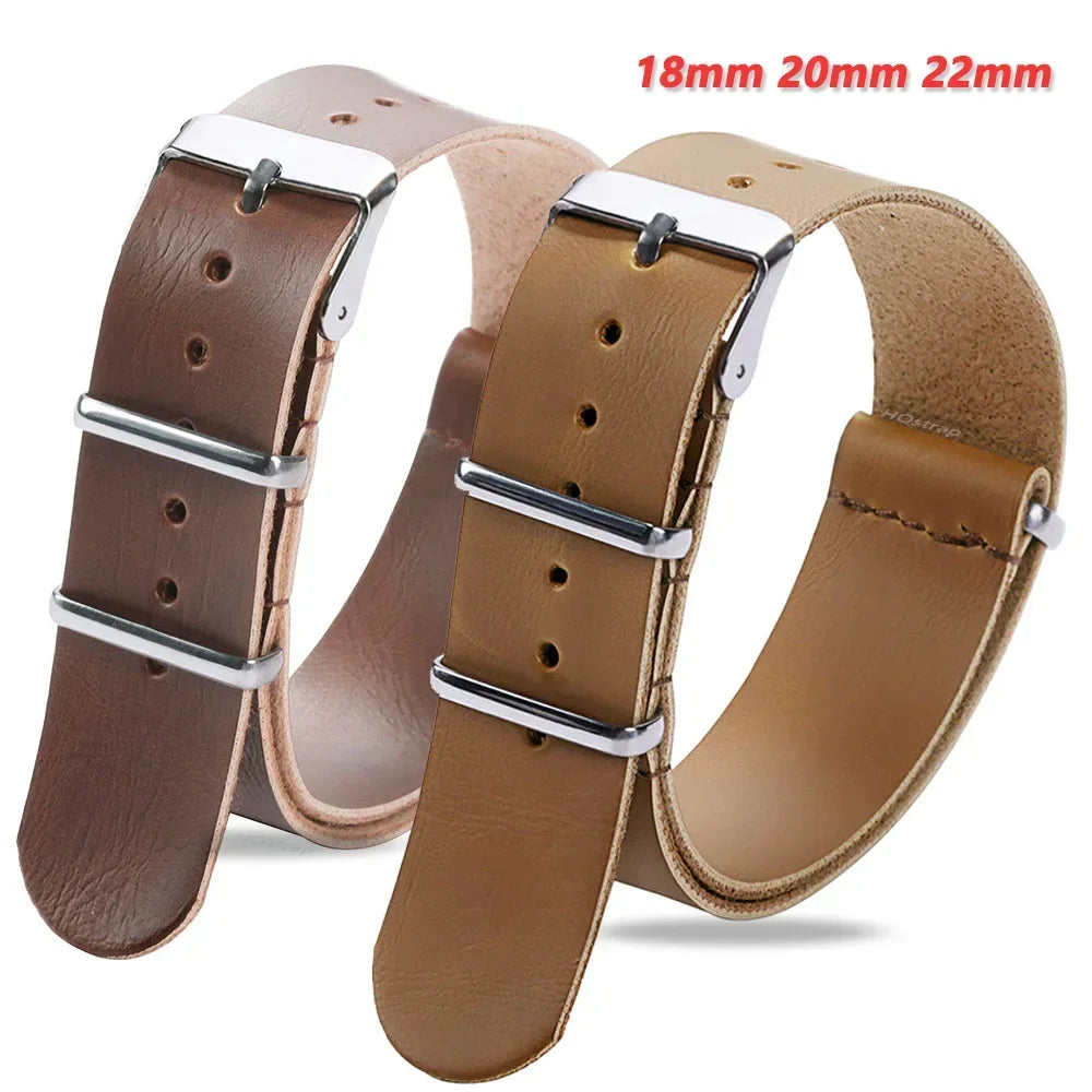 CowLost | 18mm-20mm-22mm-watch-band-for-seiko-watchbands-for-rolex-universal-replacement-strap-galaxy-watch-3-4-5-40-45-pro-pu-bracelet |1