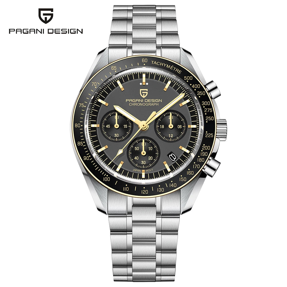 CowLost | pagani-design-2025-silver-gold-moon-luxury-quartz-watches |50