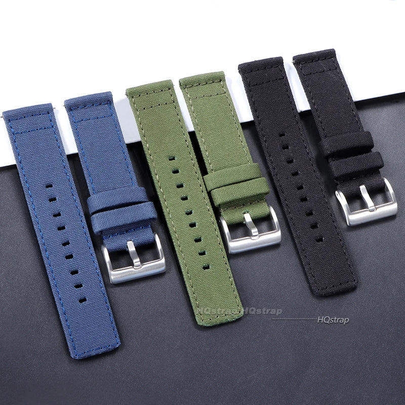 HQstrap Nylon Watch Strap 20mm 22mm Quick Release Sport Wristband for Smartwatch Unisex