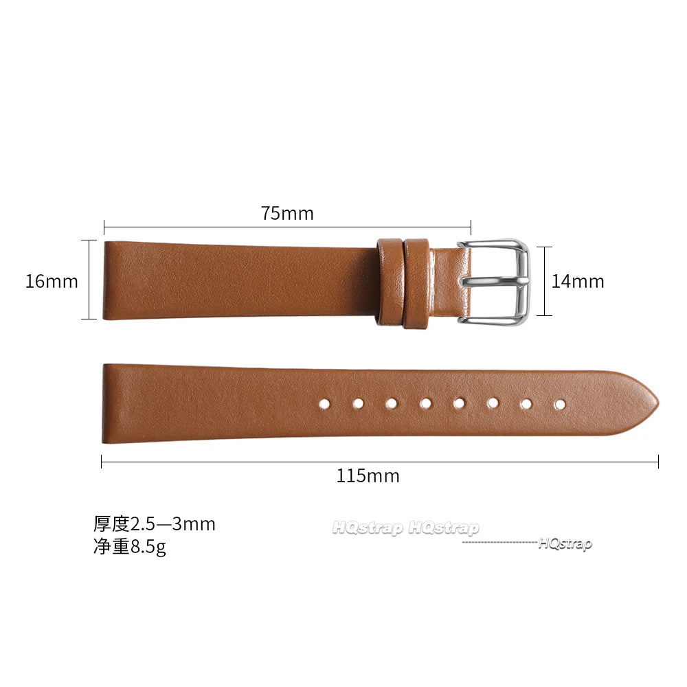 CowLost | product_id-slim-high-quality-leather-watch-strap-8mm-16mm-universal-replacement-for-women |7