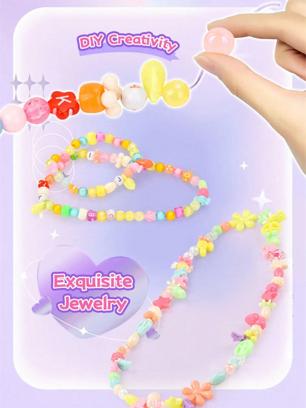 CowLost | product_id-diy-handmade-beaded-toy-set-for-bracelets-necklaces-gifts-for-girls |9