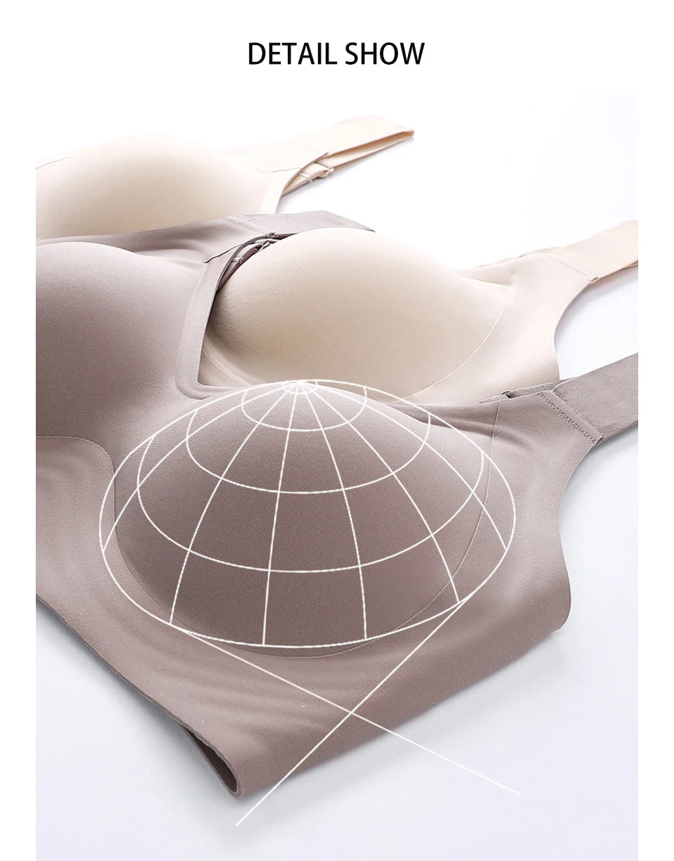 CowLost | wireless-bras-for-women-seamless-full-coverage-bra-no-underwire-soft-push-up-everyday-bralette |10