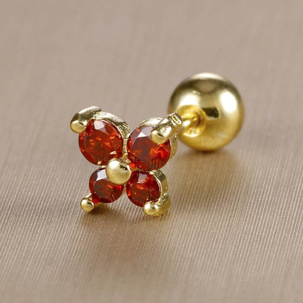 CowLost | business-card-cases-stainless-steel-birthstone-mini-stud-earrings-12-constellations |34